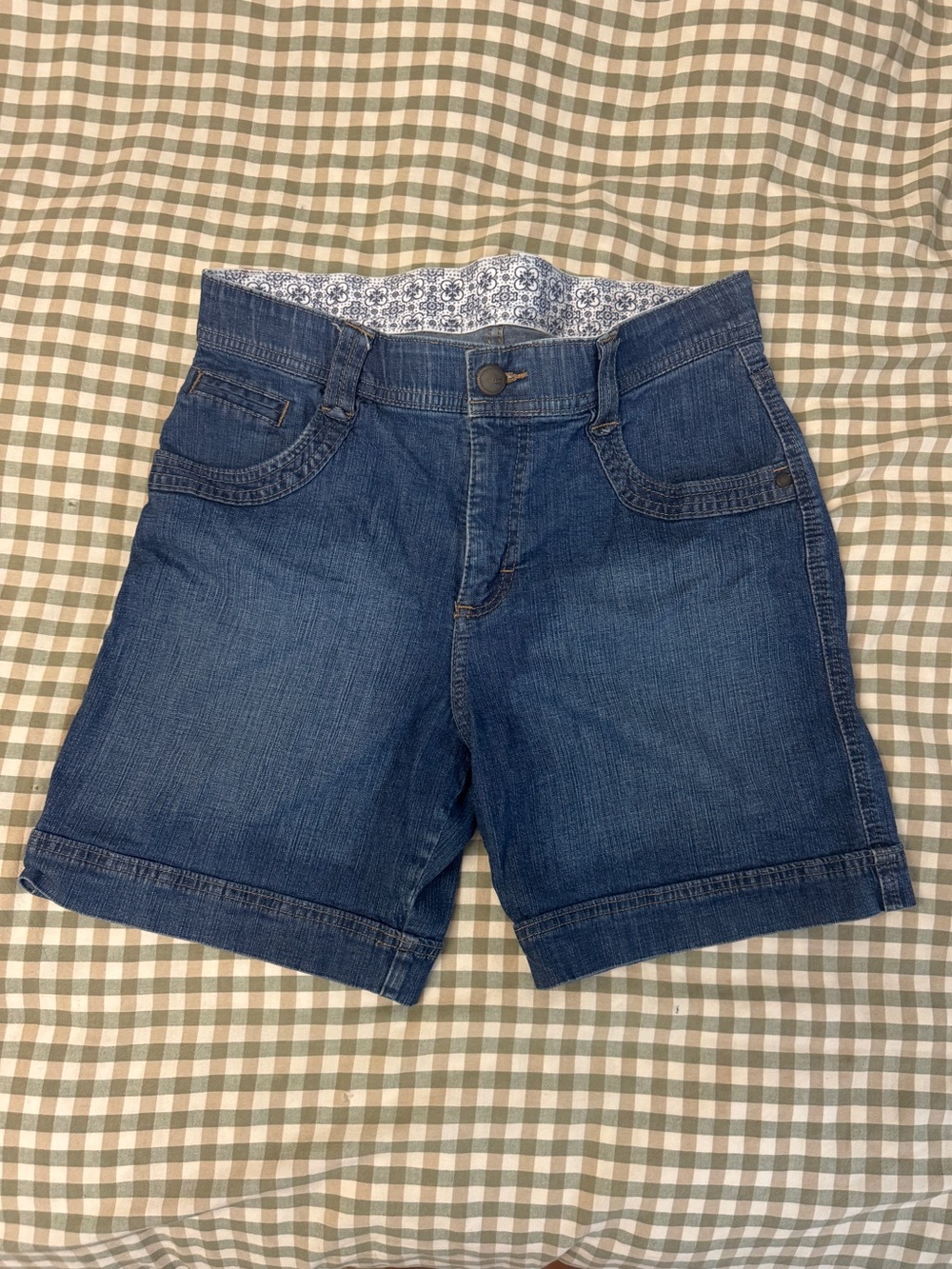 Dark Blue Denim Women's Shorts